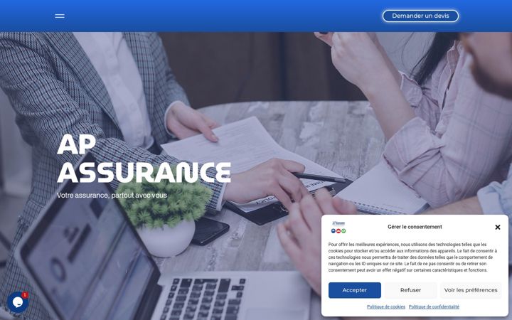 Screenshot van apassurance.fr