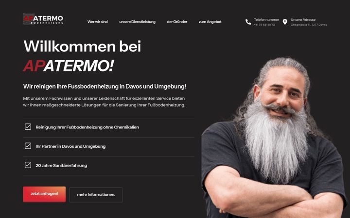 Screenshot of apatermo.ch