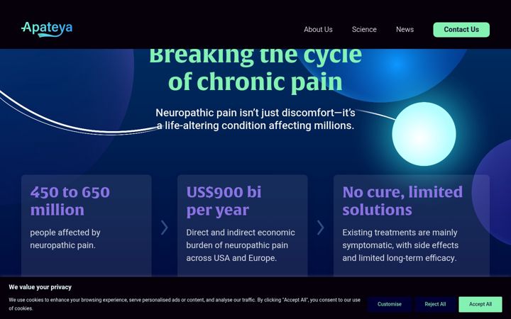 Screenshot of apateya.com