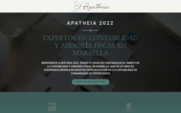 Screenshot of apatheia.es