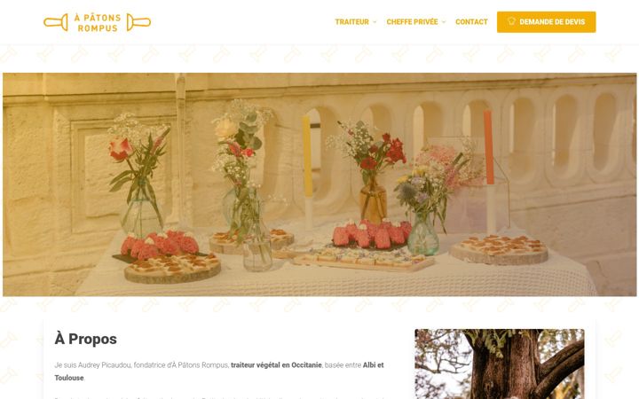 Screenshot of apatonsrompus.com