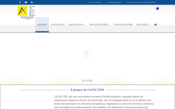 Screenshot di apatph.fr