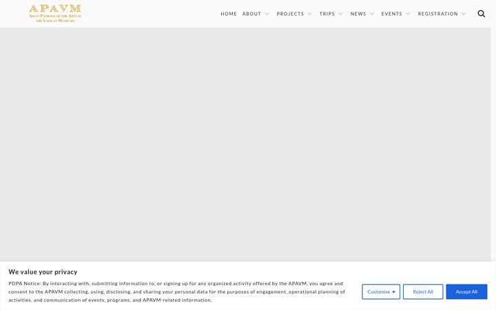 Screenshot von apavm.com