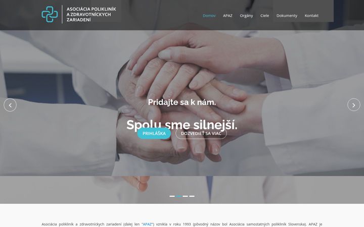 Screenshot of apaz.sk