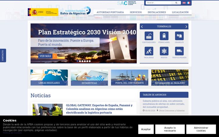 Screenshot of apba.es