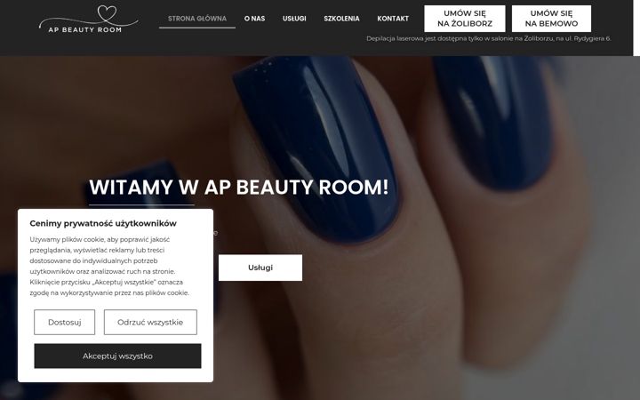 Screenshot ta' apbeautyroom.com.pl
