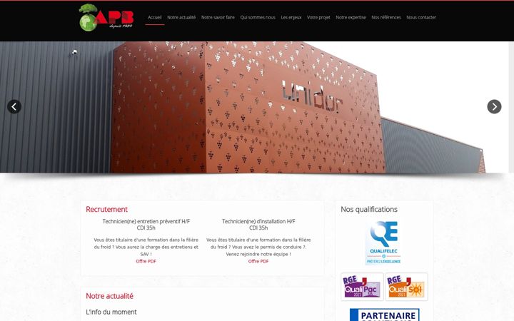 Zrzut ekranu apbnouvellesenergies.com