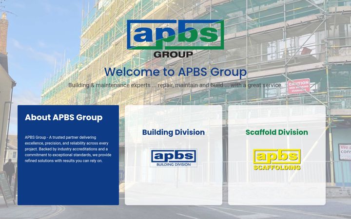 Screenshot ta' apbs.co.uk