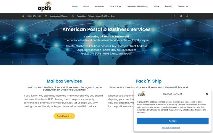 Snimka zaslona za apbs260.com