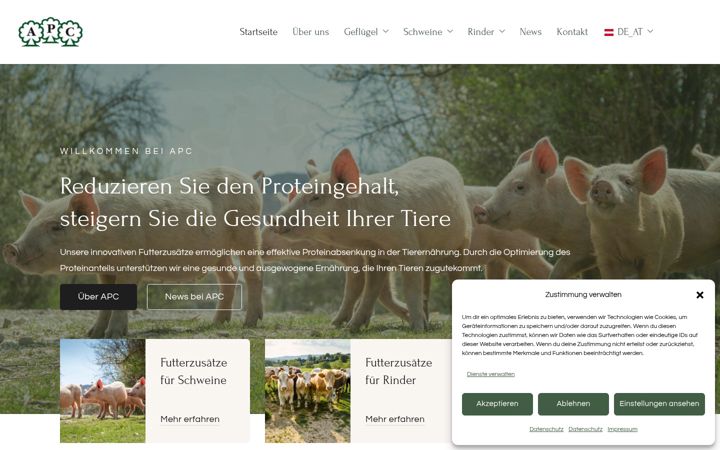 Snimka zaslona za apc-austria.com