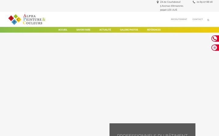 Screenshot of apc-peinture.com