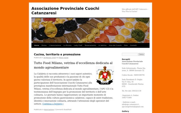 Screenshot of apc.catanzaro.it