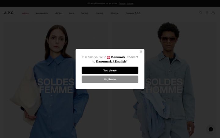 Screenshot of apc.fr