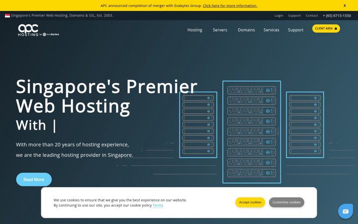 Screenshot of apc.sg