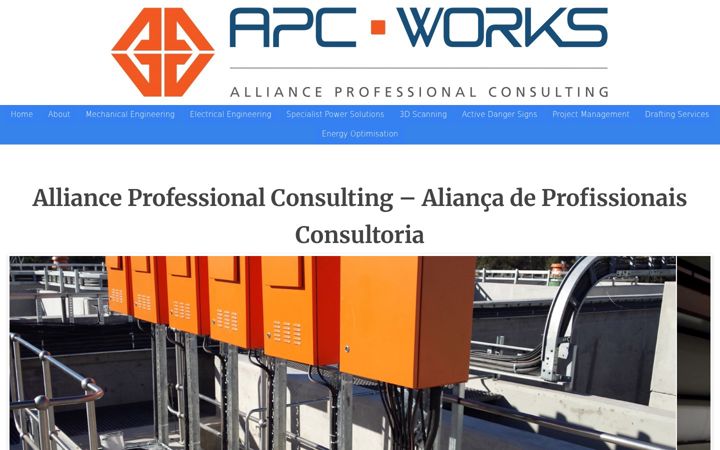 Screenshot of apc.works
