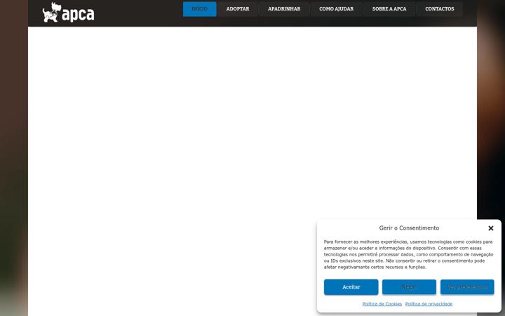 Screenshot di apca.org.pt