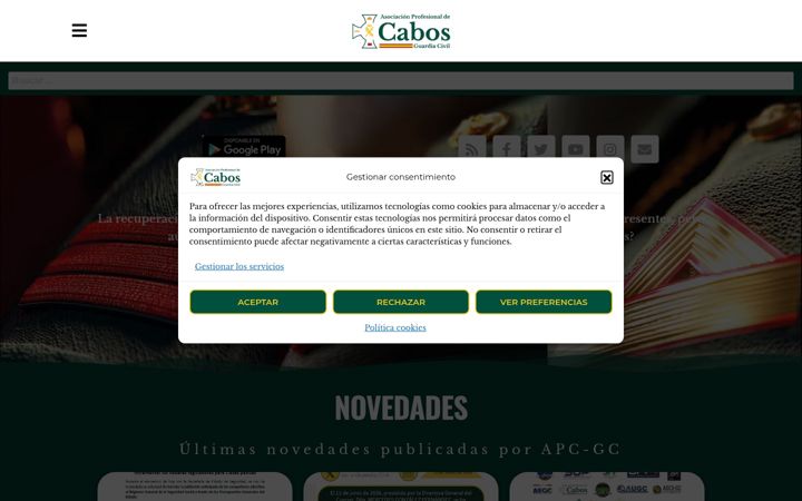 Screenshot of apcabos.es