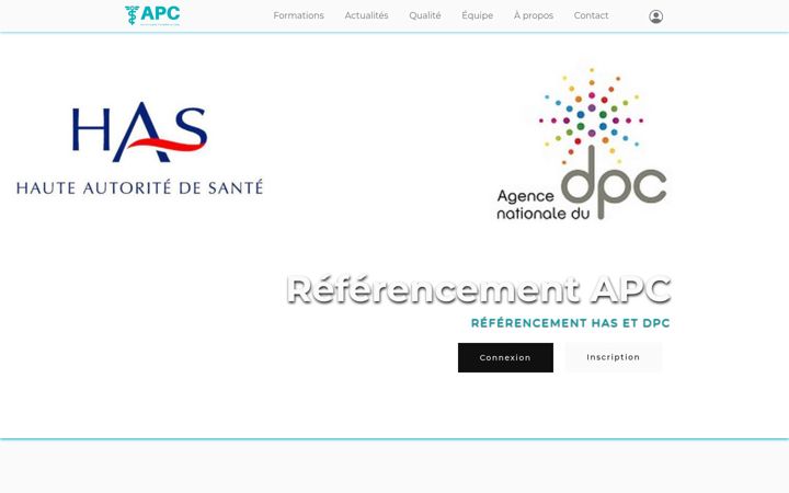 Screenshot of apcblonz-formations.com