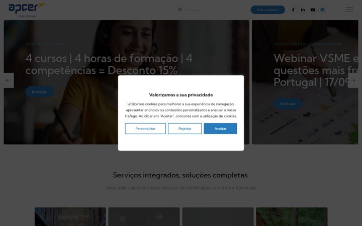 Screenshot του apcergroup.com