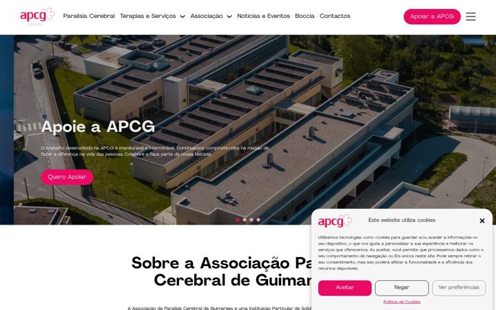 Screenshot of apcg.pt