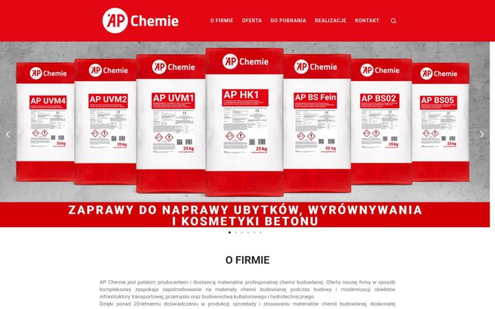 Screenshot ta' apchemie.pl