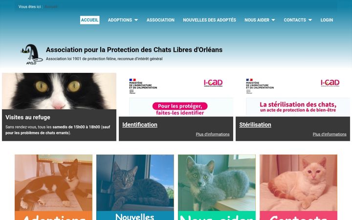 Screenshot of apclo.fr
