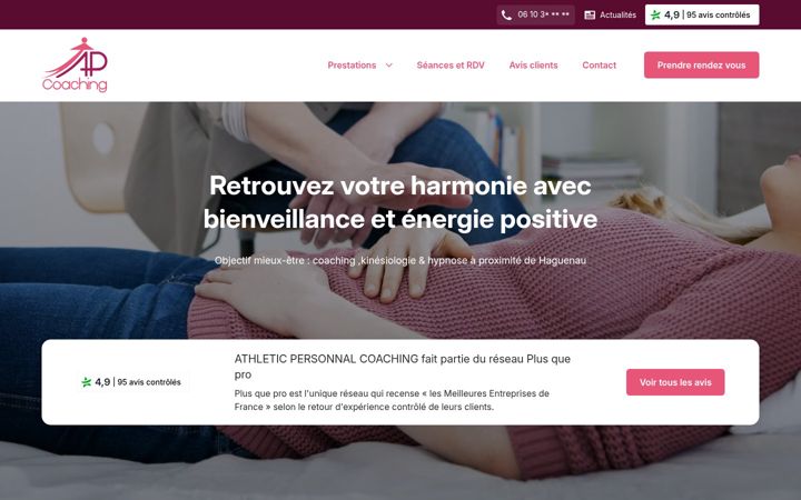 Screenshot of apcoaching-neurosciences.fr