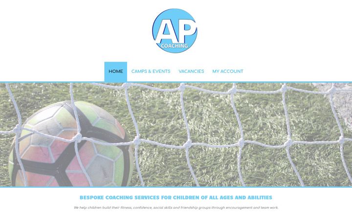 Screenshot of apcoachingsunderland.com