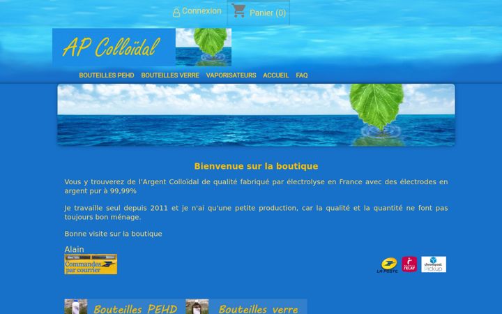Screenshot ta' apcolloidal.fr