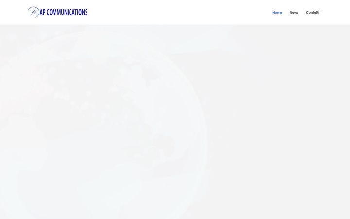 Screenshot of apcommunications.it