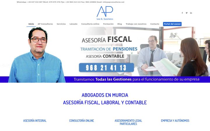 Screenshot of apconsultores.net