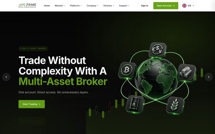 Screenshot του apcprime.com