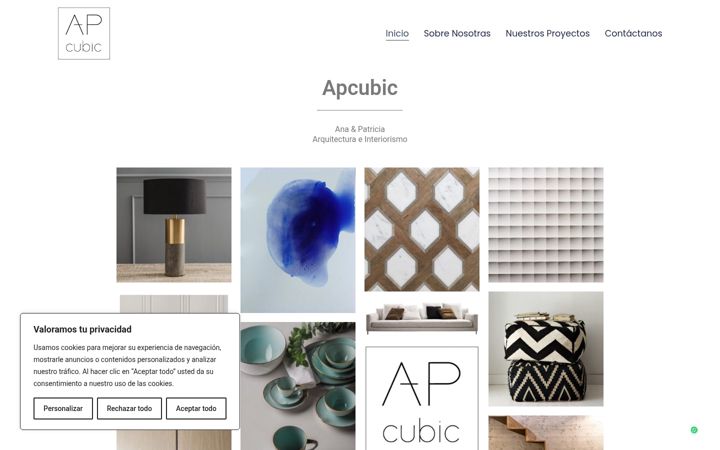 Screenshot of apcubic.com