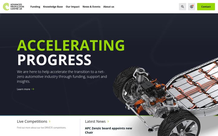 Screenshot of apcuk.co.uk
