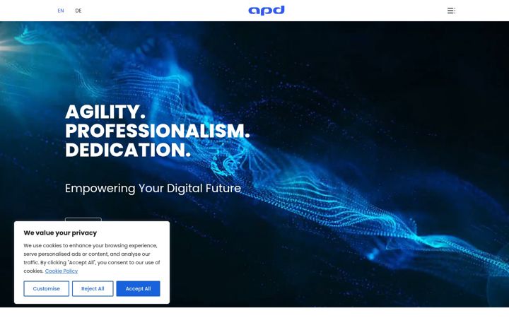 Screenshot of apdd.de