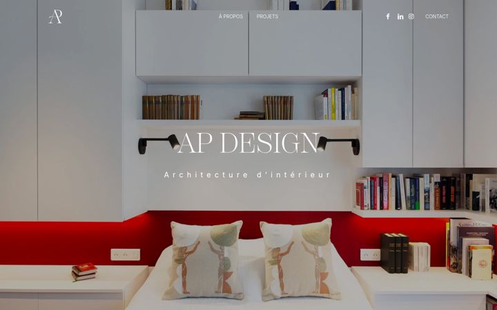 Screenshot of apdesignarchitecture.fr
