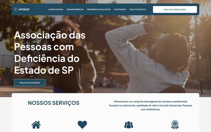 Screenshot of apdesp.com