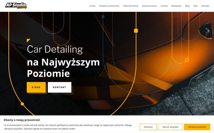 Screenshot of apdetailing.pl