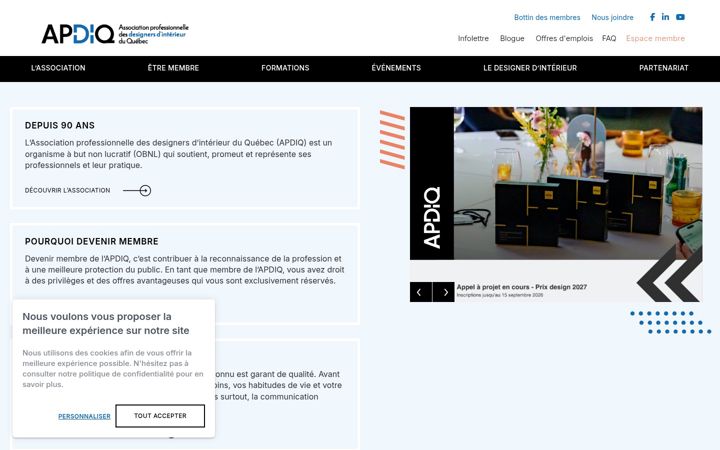 Screenshot of apdiq.com