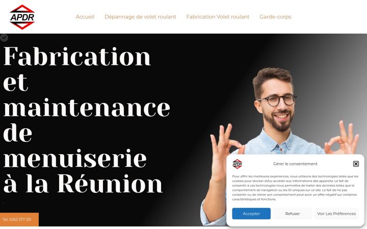 Screenshot ta' apdr.fr