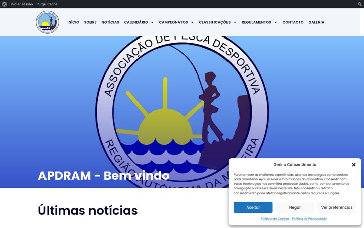 Screenshot of apdram.pt