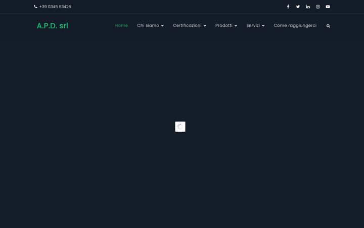 Screenshot ta' apdsrl.it