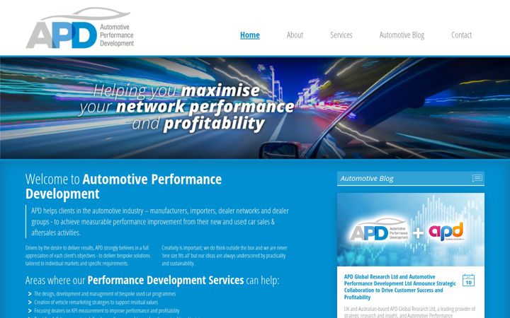 Screenshot of apduk.co.uk