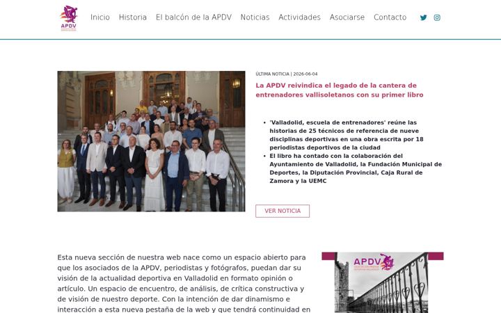 Screenshot ta' apdvalladolid.org
