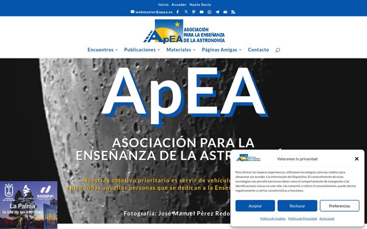 Screenshot of apea.es
