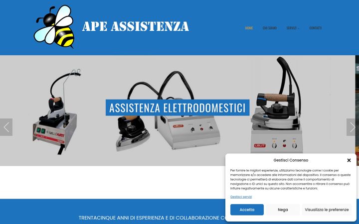 Ekrānuzņēmums no apeassistenza.com