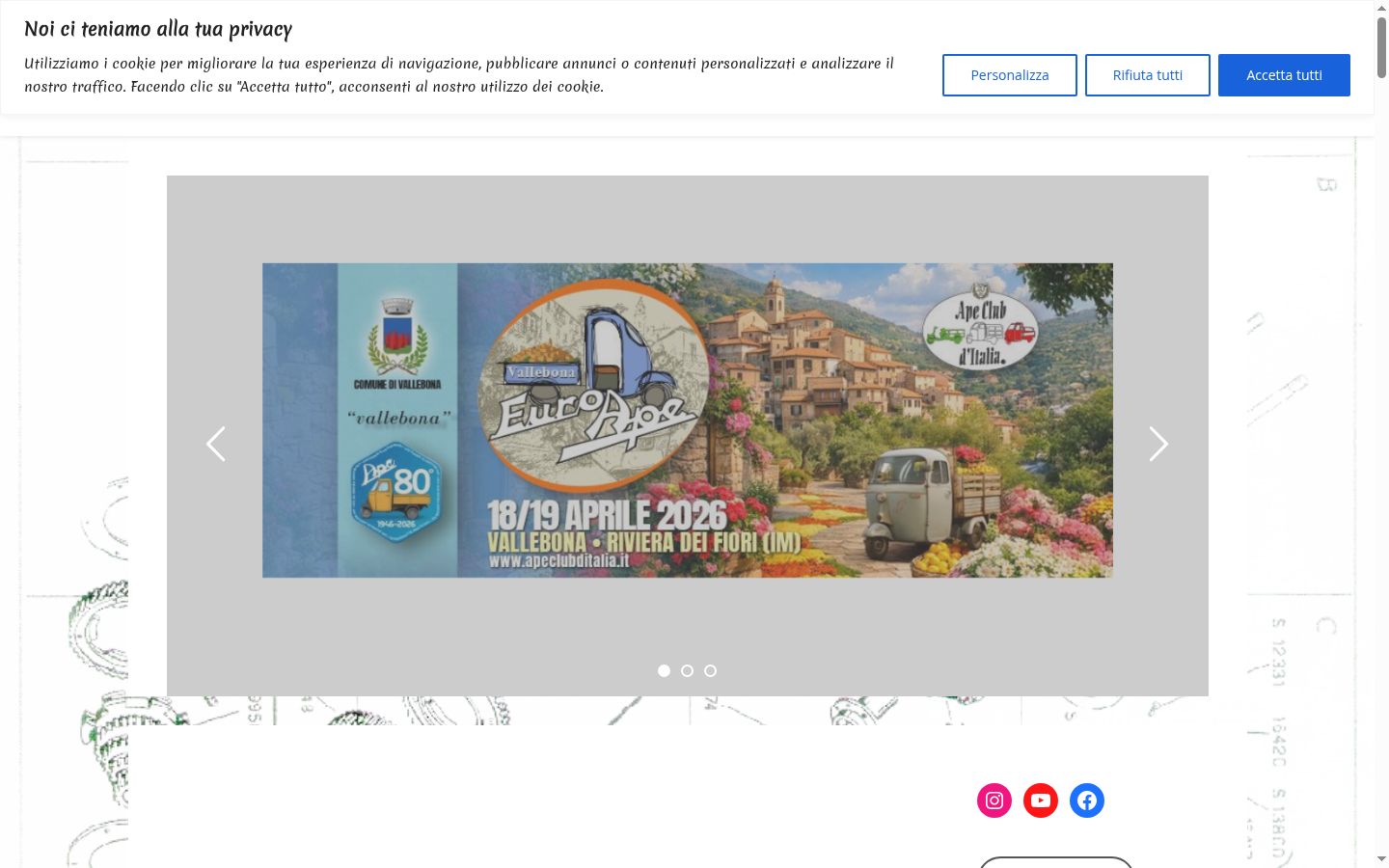 Capture d'écran de la bannière de consentement affichée avant toute interaction