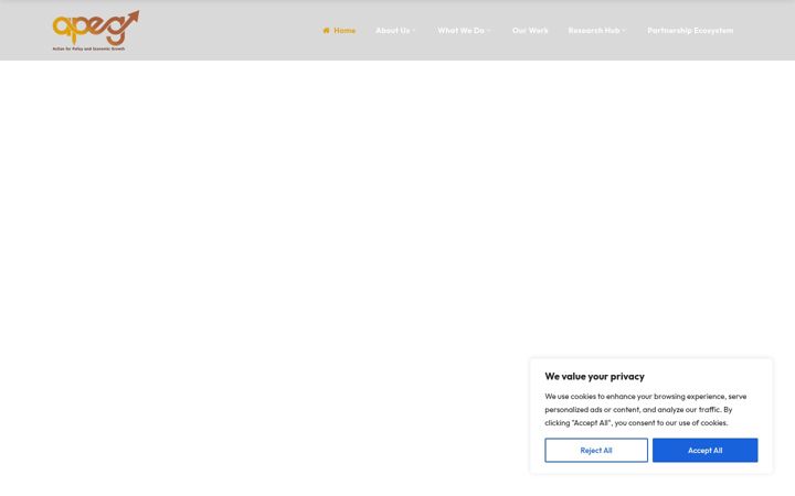 Screenshot ta' apeg.in