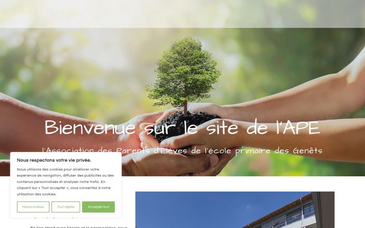 Screenshot of apegenets.ch