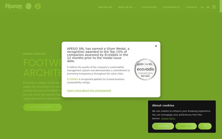Screenshot of apego.it
